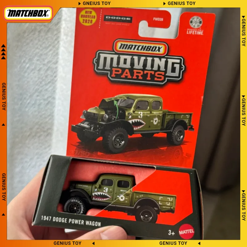 Matchbox 2026 Moving Parts DODGE POWER WAGON VOLKSWAGEN ACURA BMW FORD JEEP LAMBORGHINI 1:64 Autos Coleccionables de Aleación Fundida a Presión