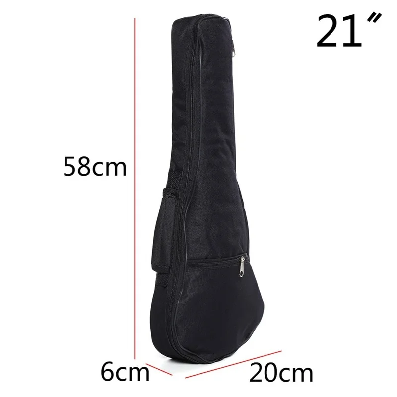 21/23/26 Inches Ukulele Bag Nylon Waterproof Ukulele Cover Gig Bag Soft Case Adjustable Shoulder Straps Guitar Carry Bags