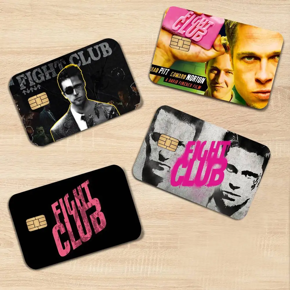 Classic Cult Movie F-Fight C-Club Anime Cartoon Sticker Film Skin for Credit Card Debit Bank Bus Card