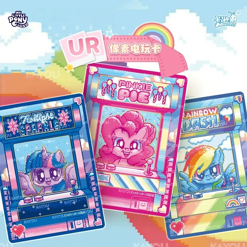 Official Genuine Kayou My Little Pony‌ Peripheral Game Card A Whole Box Of Rainbow 4th Round Game Collection Card Festival Gifts