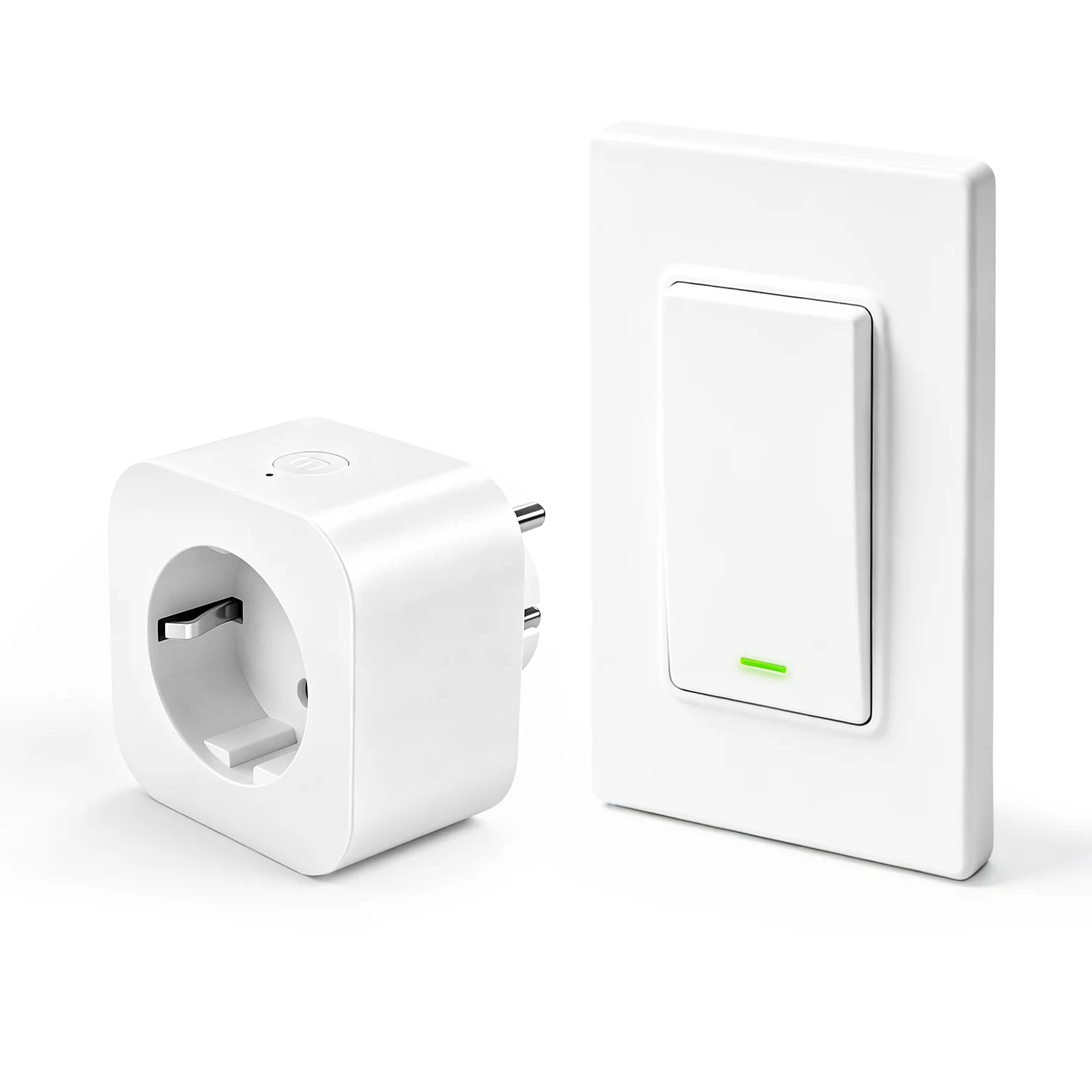 Remote Control Plug Socket, Wireless Light Switch,No Battery Needed,16A/3680W