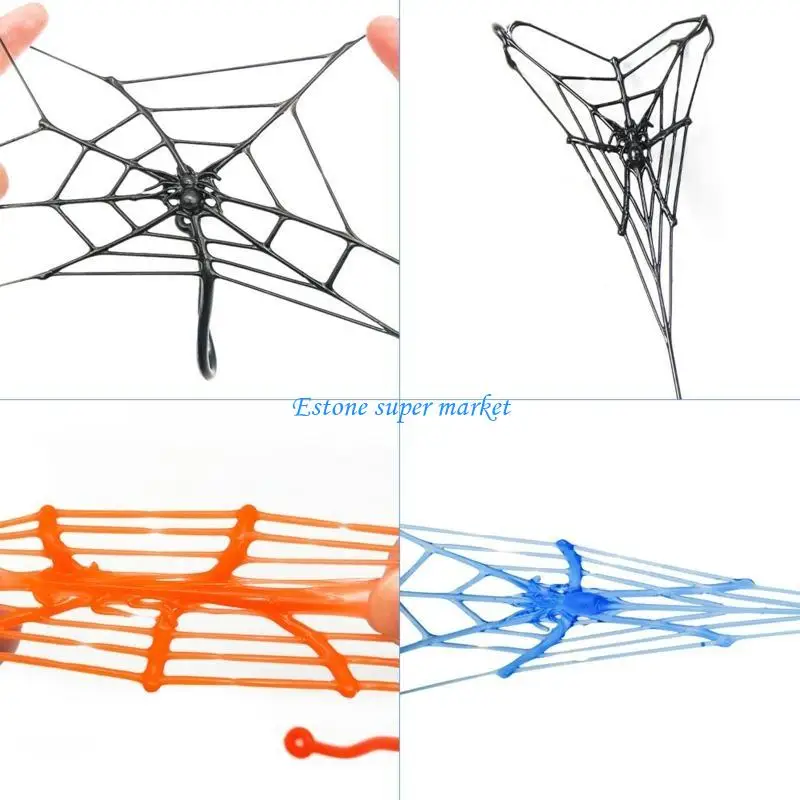 

090B Climbing Web Toy Kids Party Favor Adult Toddler Pressure Relieve Interactive Indoor Activity 10Pcs