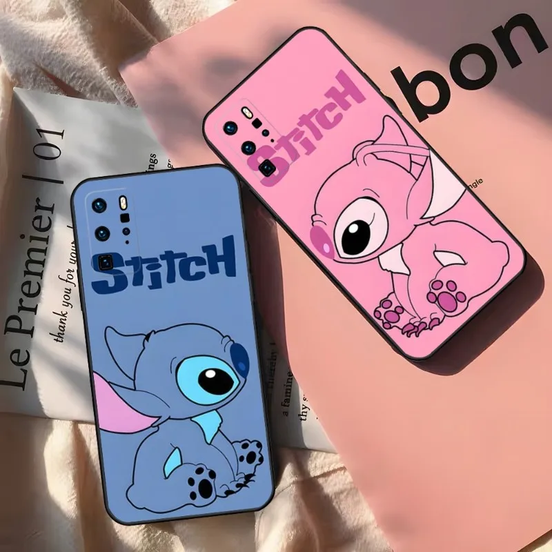 Disney Stitch Phone Case For Huawei Mate 30 20 40 8 9 10 Magic3 Pro Nova 7 I Se S 20x 5g E Plus G9 Cellphones