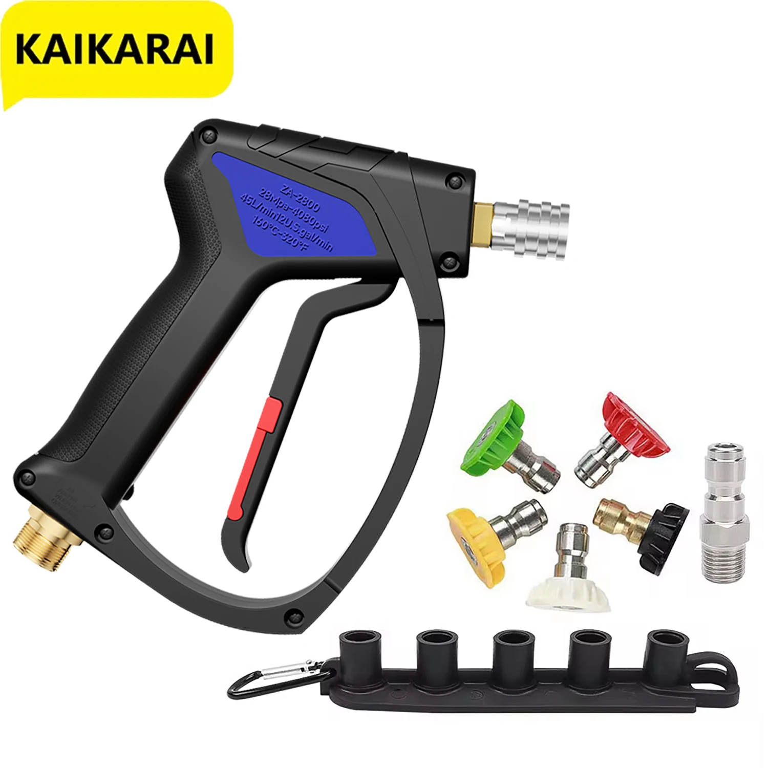 

Pressure Washer Water Gun for Car Cleaning Hose Connector For Karcher Nilfisk Parkside Bosch Quick Connector Nozzles