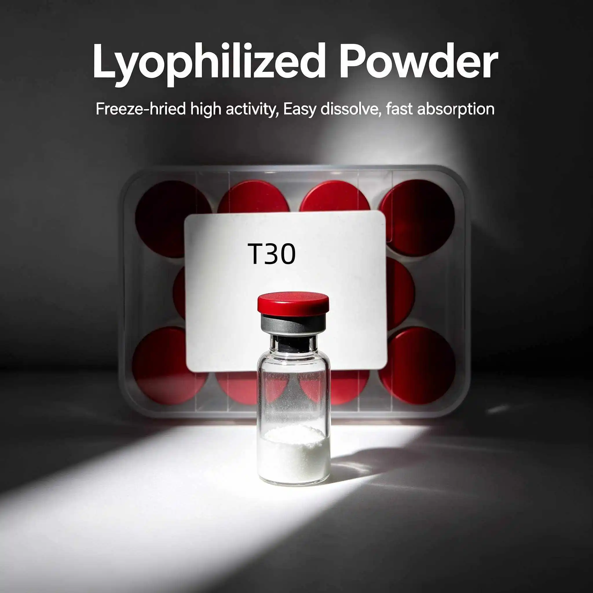 (Random Cap Colors, Production Date Subject to Actual Goods) High-Quality  Freeze-Dried Powder .