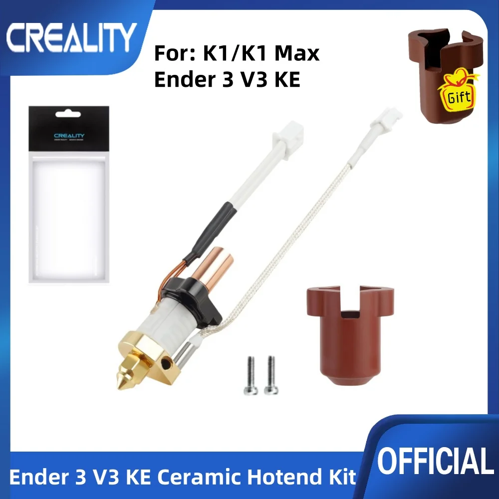 Ceramic Heating Head Kit For Creality Ender-3 V3 KE 3D Printer Hotend nozzle Silicone Sock For V3 KE