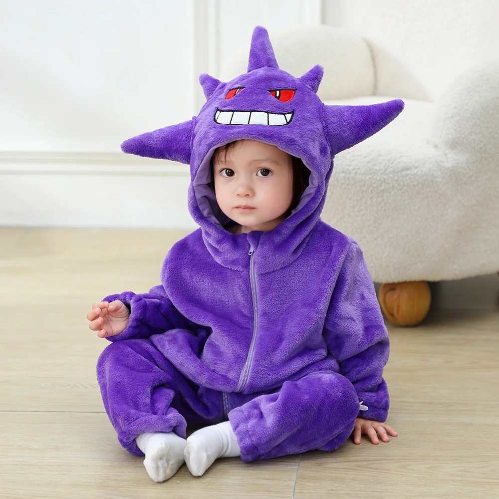 Jungen Mädchen Squirtle Kostüm 0-3 Jahre Babyspielanzug Anime Pokemon Cosplay Kigurumi Blau Niedlicher Pyjama Onesie Halloween Tierkleidung
