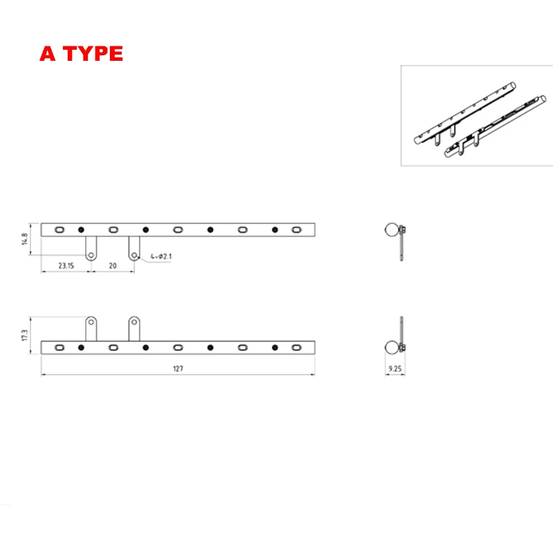 LESU 127MM Side Skirt LED Lamp Marker Light for 1/14 RC TAMIYA Tractor Truck DIY Model Car