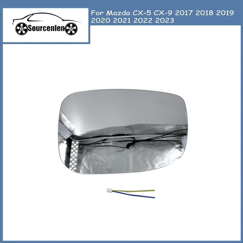 

Зеркало с подогревом, зеркало заднего вида со слепой пятном для Mazda CX-5 CX-9 2017 2018 2019 2020 2021 2022 2023 TK71691G1 TK71691G7