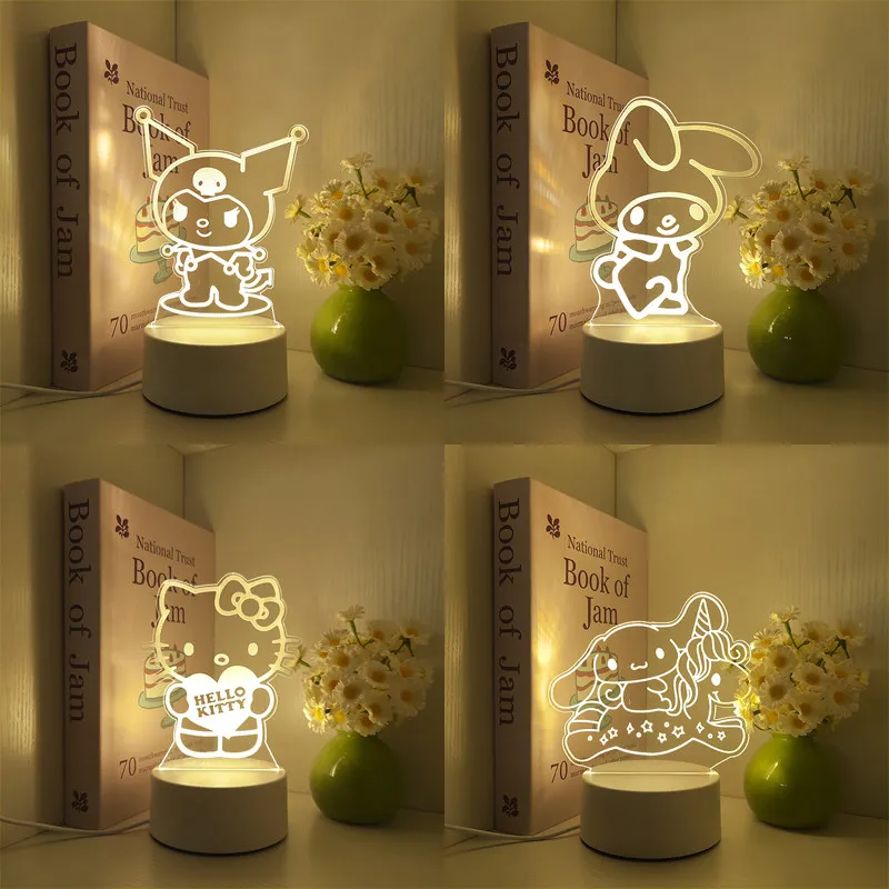 

Sanrio Hello Kitty Series Night Light Creative Ornament Practical Gift for Best Friends Girls as Birthday Present