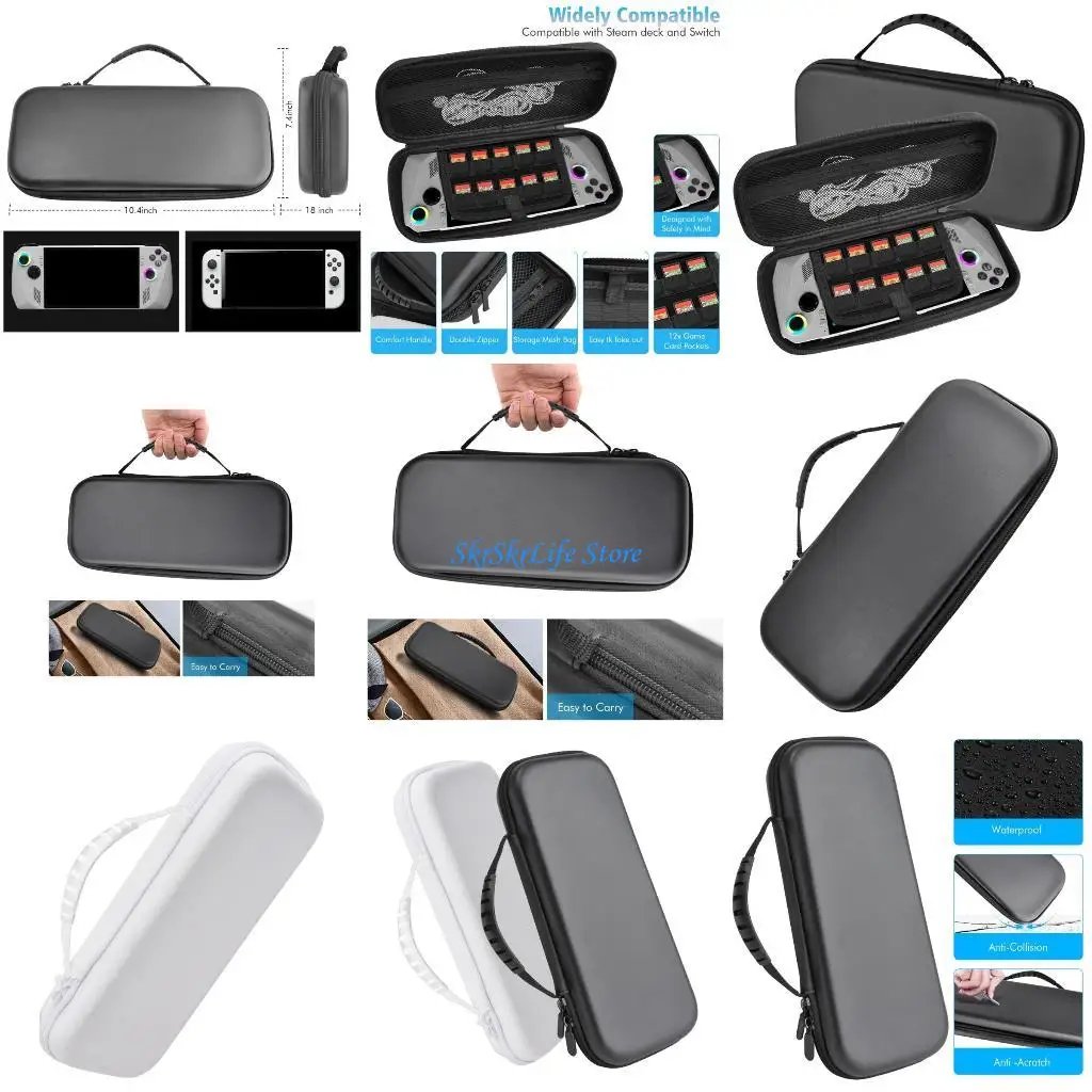 

E65E Storage Bag Handbag Protective Travel Case for ROGAlly Console OrganizerBag