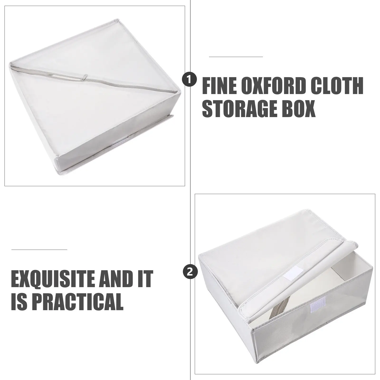 

Closet Storage Box with Lid Organizer Drawer for Underwear Bra Socks Ties Scarves Bin Women Underwear Organizer Container