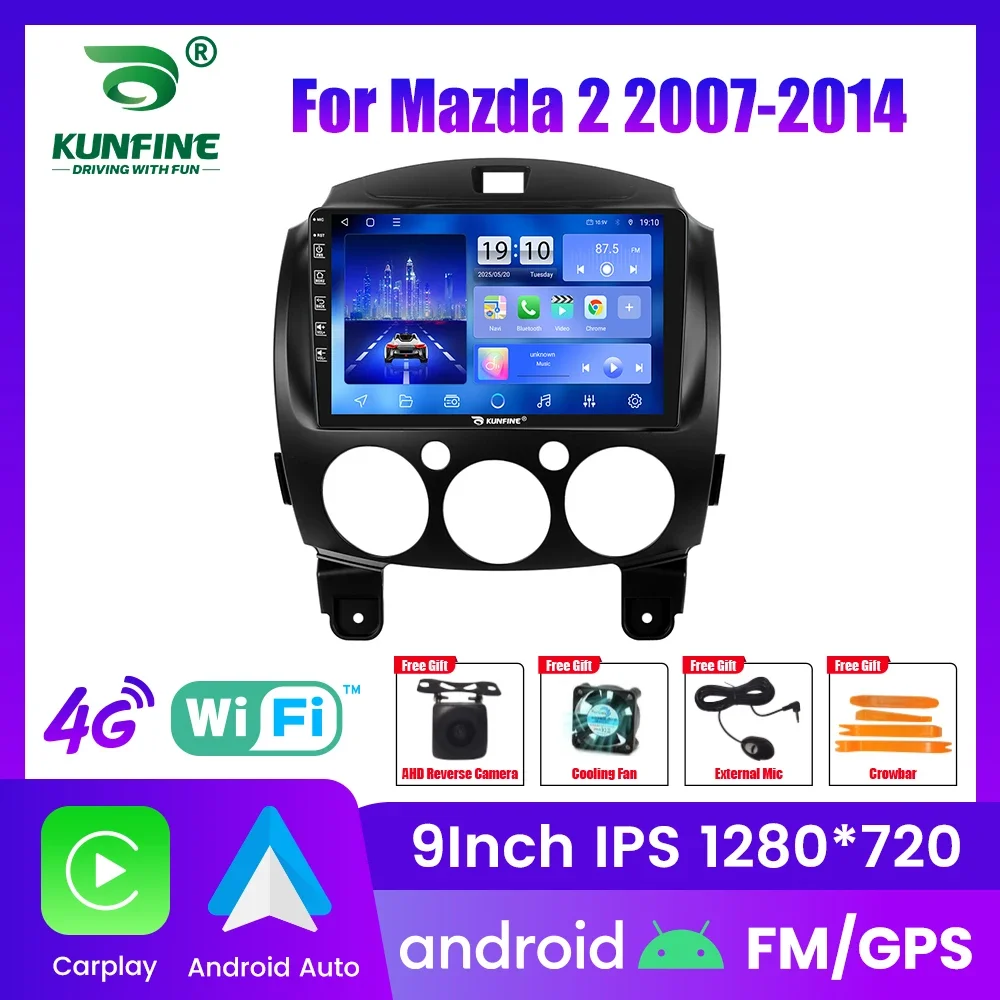 

Автомагнитола Android для Mazda 2 2007-2014, 2DIN, 8-ядерный процессор, GPS-навигация, IPS-экран, поддержка CarPlay и Android Auto