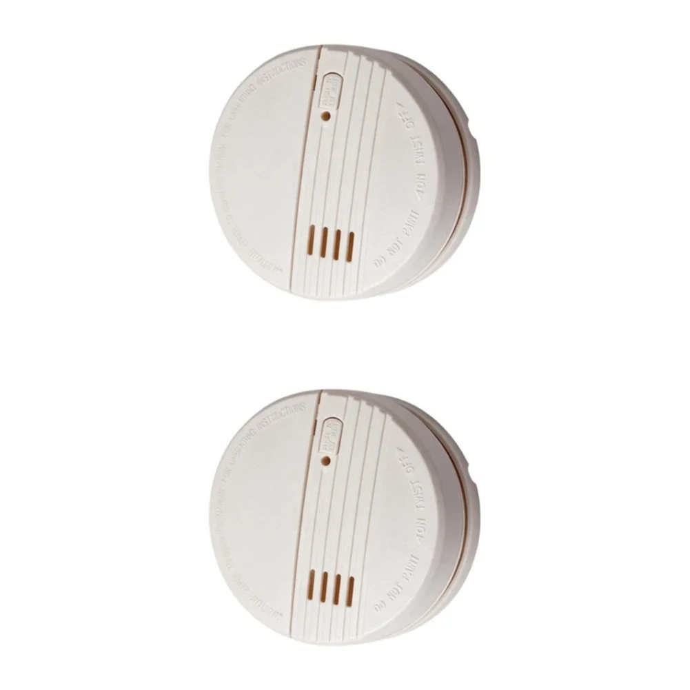 Discreet Decorative Safe Resembling Smoke Detector for Organizing Jewelry Keys at For Home Office White Plastic 10cm Size