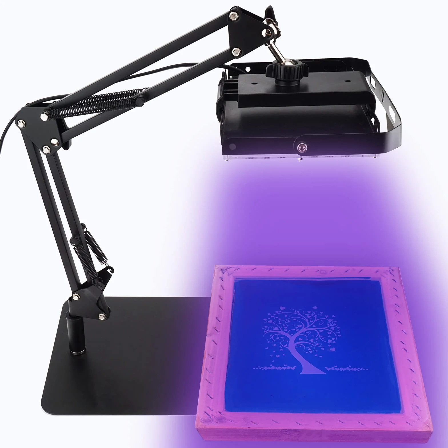 Diode UV Screen Printing Exposure Unit 110V 220V Light Stand Light Emulsion Curing Lamp Emulsion Cyanide Office Accessories