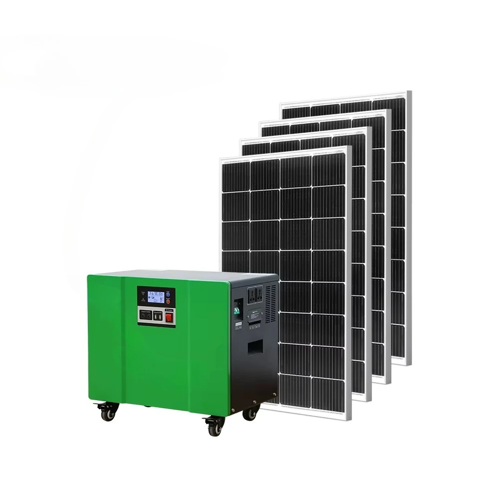 Solar 5000W Solar Generator Mini Outdoor Generator 2000W High Capacity Portable Solar Generator