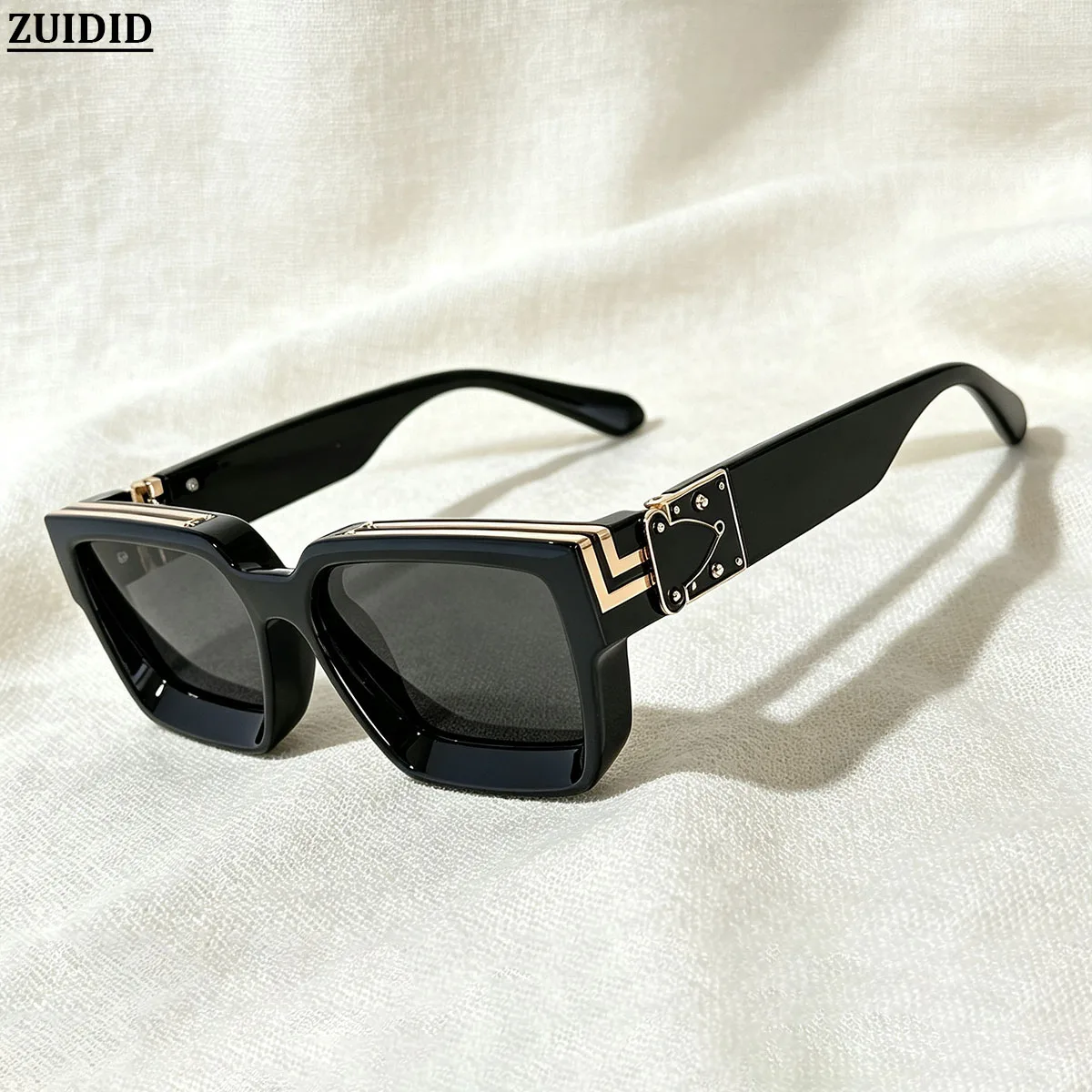 Square Sunglasses For Men Oversized Frame Millionaire Sunglass Women Vintage Retro Fashion Glasses Sunscreen Shades Gafas De Sol