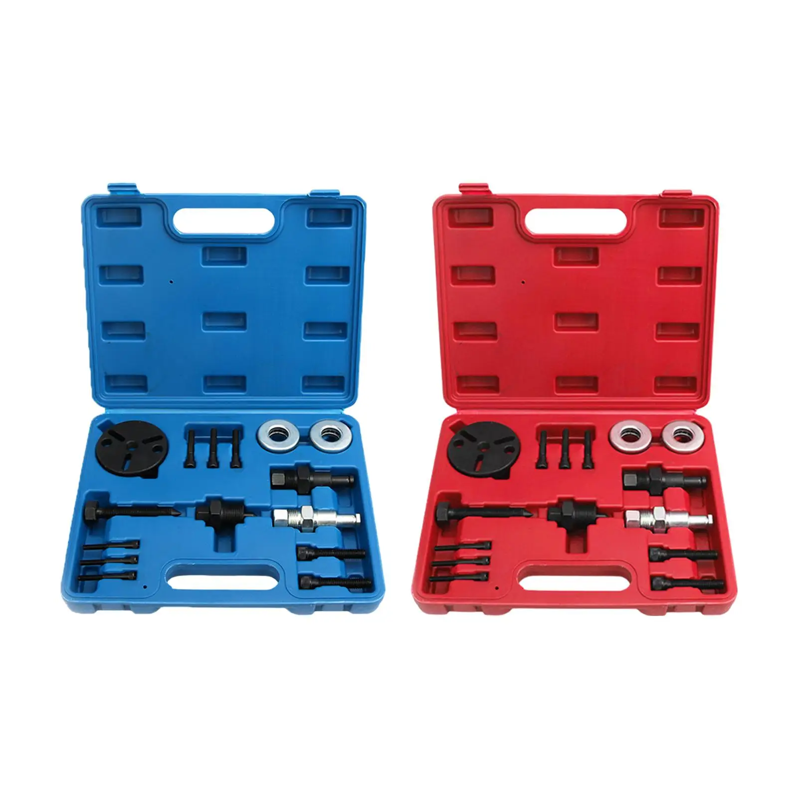 

A/C Compressor Clutch Rebuild Removal Tool Set Organized Tool Set Clutch Puller Functional for Auto Air Conditioning