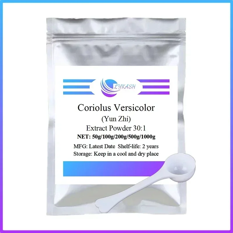 

LYKASH 50g-1000g,Coriolus Versicolor 30:1/Hongos de la nube/Extracto de Yunzhi, On Sale
