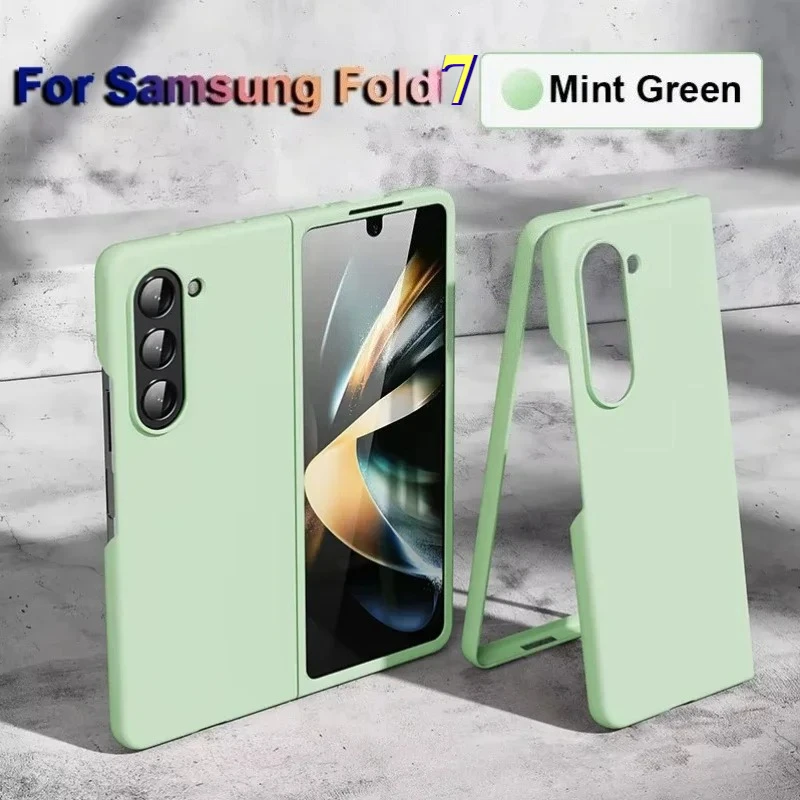 

Dopamine Candy Colorful Slim Shockproof Phone Case For Samsung Galaxy Z Fold 7 6 5 4 3 5G Matte Fall Prevention Protective Cover