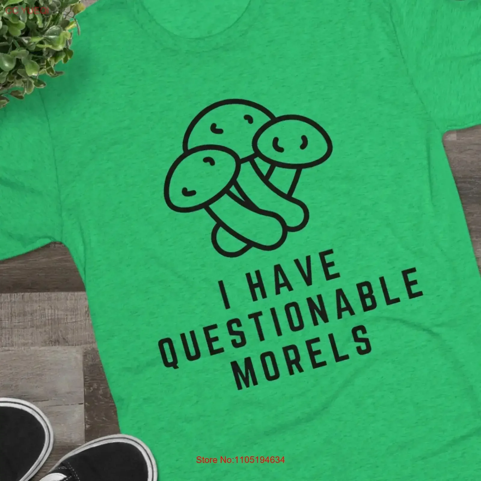 I Have Questionable Morels Comfortable Mushroom t shirt laptop Decoration Bag Funny Sarcastic Quote vintage Washed homme
