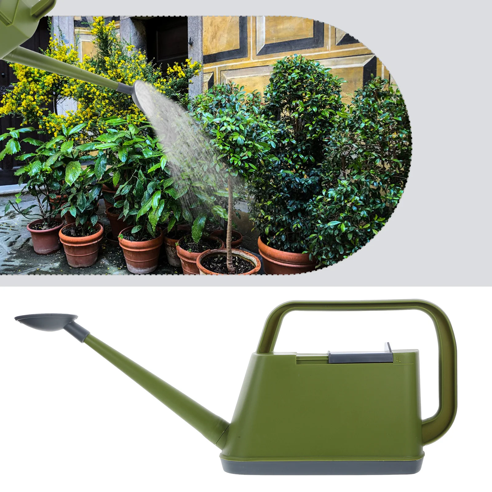 

Large Capacity Garden Watering Can Handheld Watering Kettle for Indoor Outdoor Plants Flower Pot Bonsai Sprinkling Can Durable