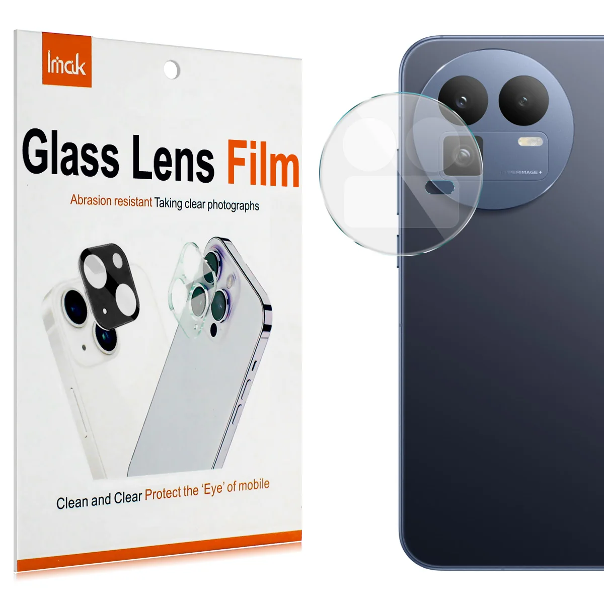 Для Realme GT8 Pro 5G Стекло объектива IMAK Интегрированное стекло пленки для камеры