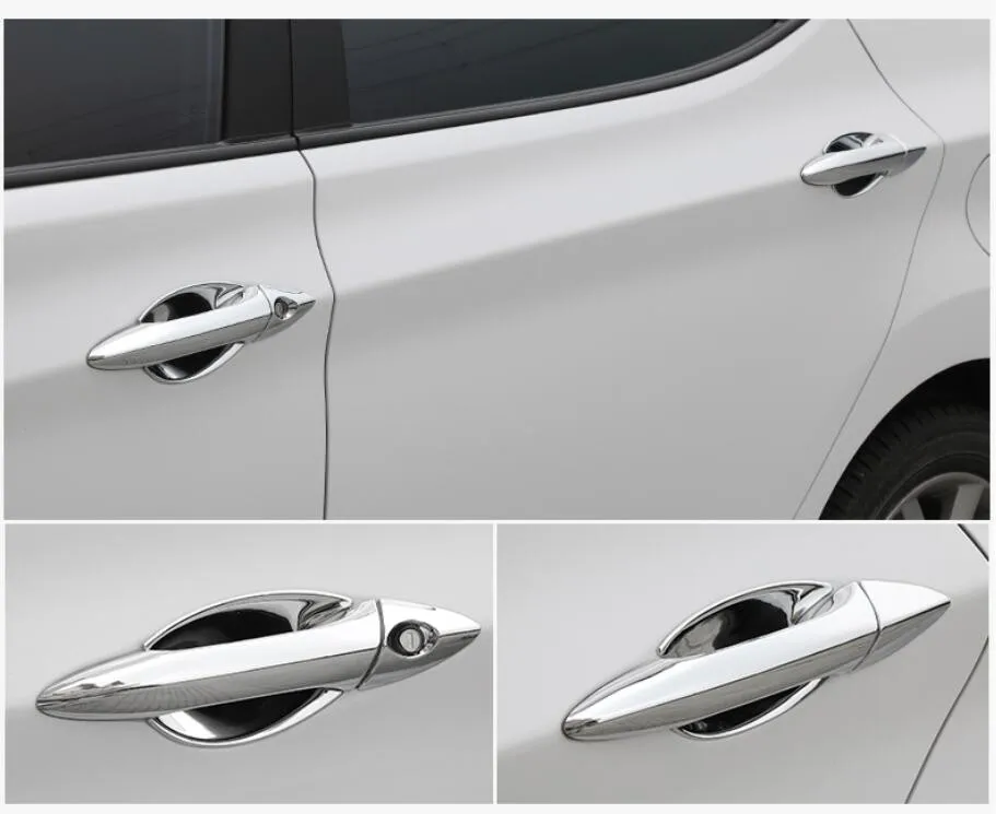 ABS Chrome Door Handle Cover Trim FOR HYUNDAI ELANTRA 2011 2012 2013 2014 2015 2016 Car styling