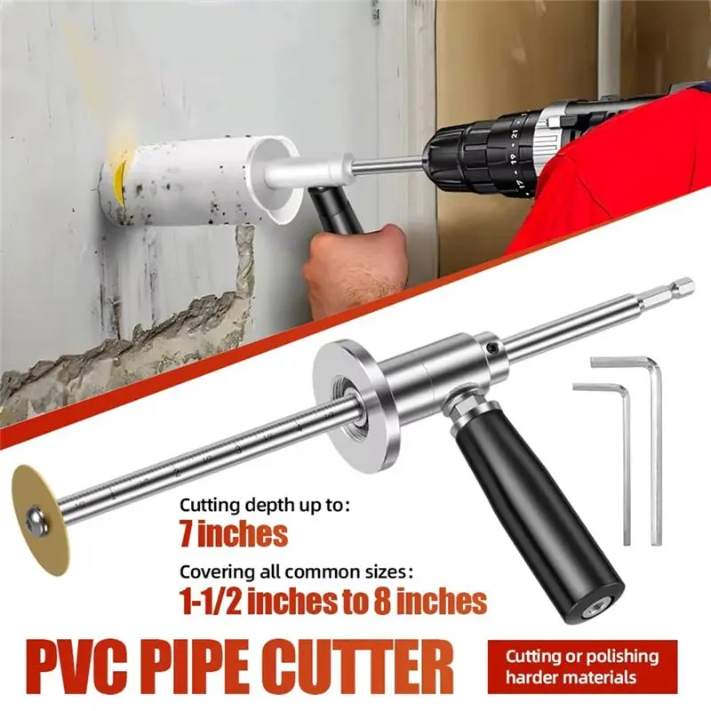 Special Offer~Adjustable Cutting Depth Blade PVC Inside Pipe Cutter Plumbing Tool For Pipe Cutting Repairing Work