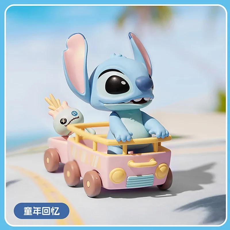 Disney Stitch Starcraft Adventure Series Blind Box Kawaii Mystery Box Lucky Box Cute Driving Stitch Anime Figures Girl Toys Gift