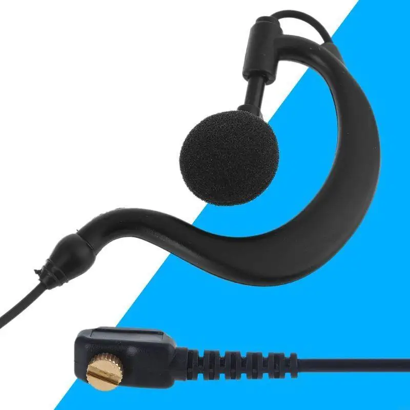 Auricular de 1 pines y 2,5mm con micrófono para Motorola, Radio bidireccional MTH600 MTH650 MTH800 MTP850 MTS850