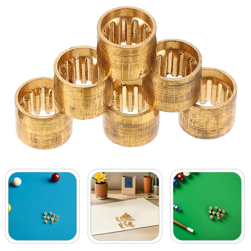 

25 шт. наконечники для бильярдного кия, медные сменные наконечники для снукера для профессиональных игр, улучшенная стабильность и управление кием