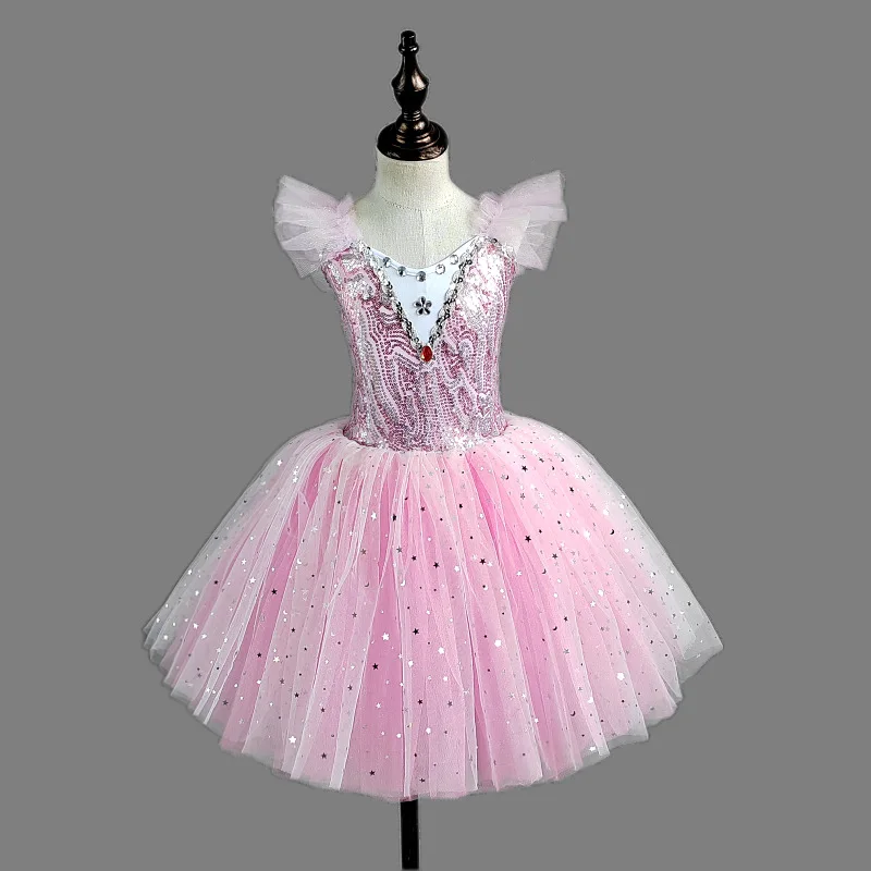 

Kindergarten stage performance costumes sparkling festival performance tutu skirt children's flash princess dress
