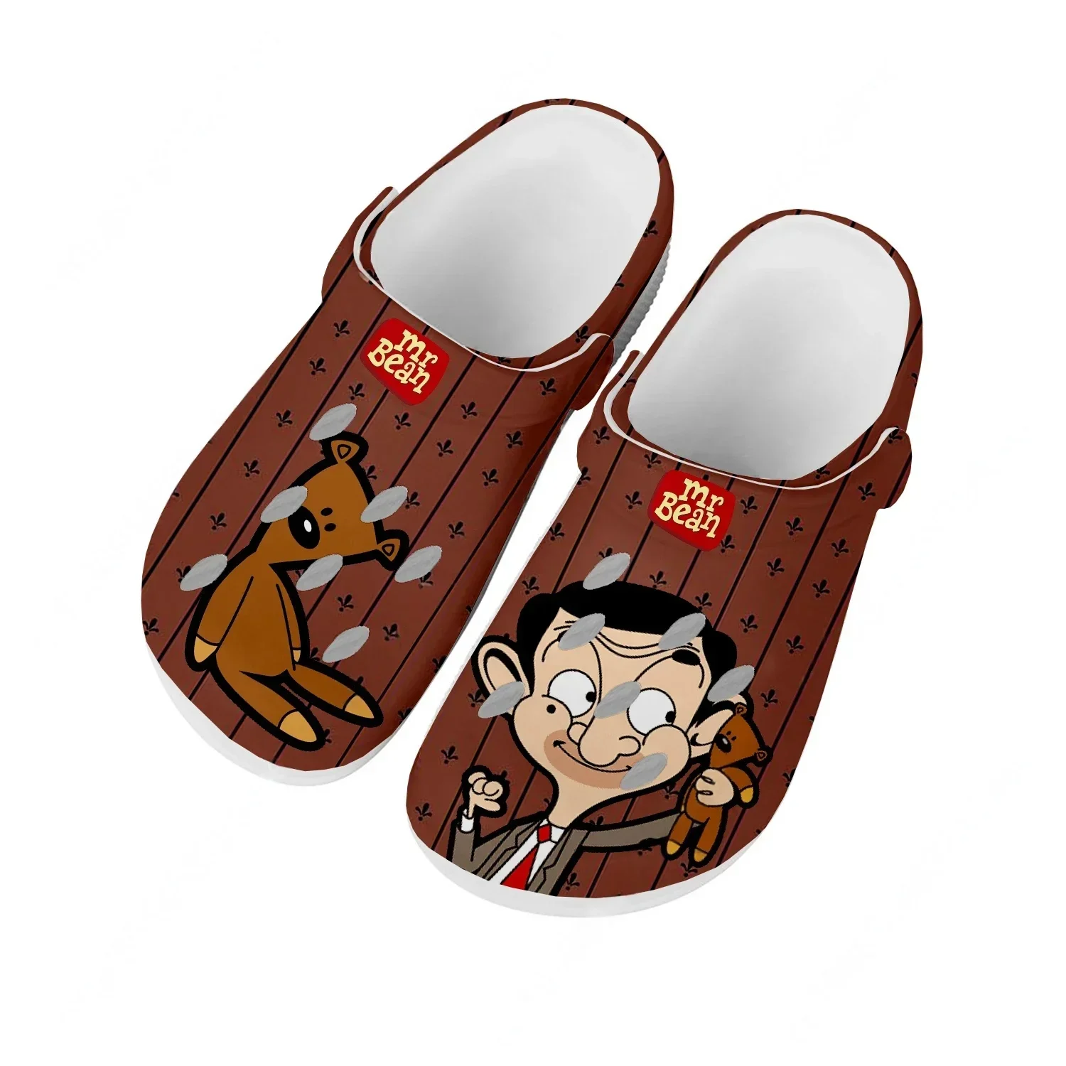 

M-Mr B-Bean Water Shoes Mens Womens Comfortable Fashion Home Garden Clogs Customizd Sandals Beach Breathable Hole Slippers
