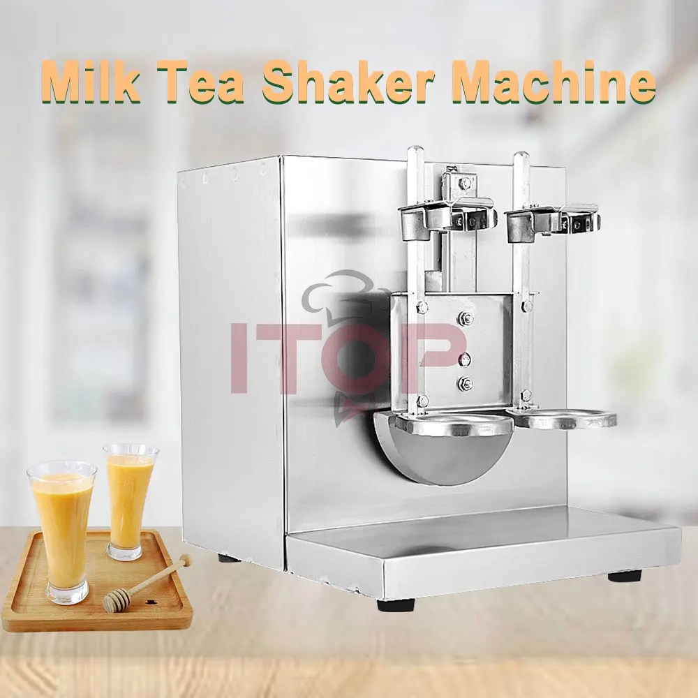 Bubble Boba Melkthee Shaker Double Cups Milk Shaking Machine Stainless Steel Wine Shaker Bubble Tea Shaker