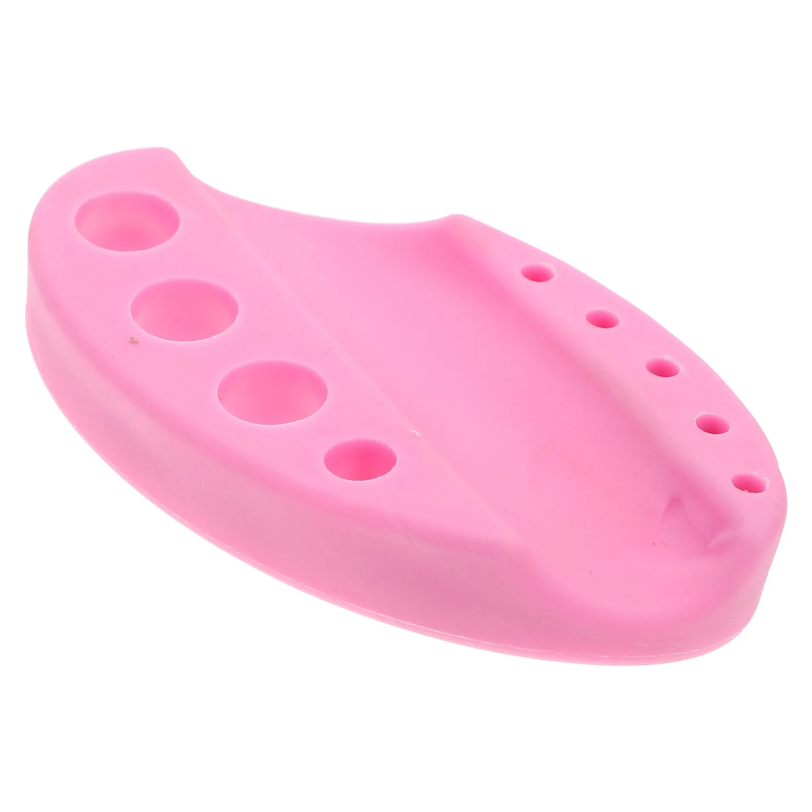 

1Pcs 9 Holes Silicone Pigment Cup Rack Tattoo Eyebrow Lip Pens Ink Cups Holder Stand Purple Pigment Cup Rack