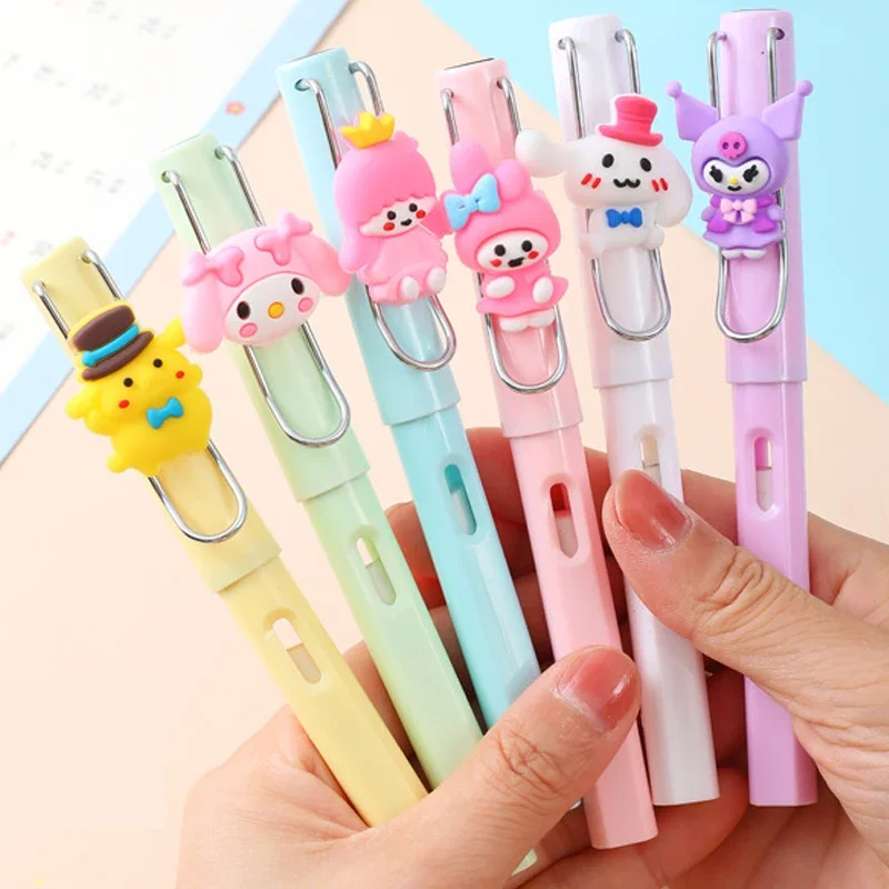 4 styles Sanrio mymelody Kuromi Cinnamoroll Kawaii Eternal Pencil Unlimited Writing Magic Pencil kids Stationery gifts