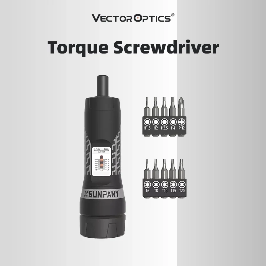 

Vector Optics Adjustable Torque Screwdriver Making Scope Mounting