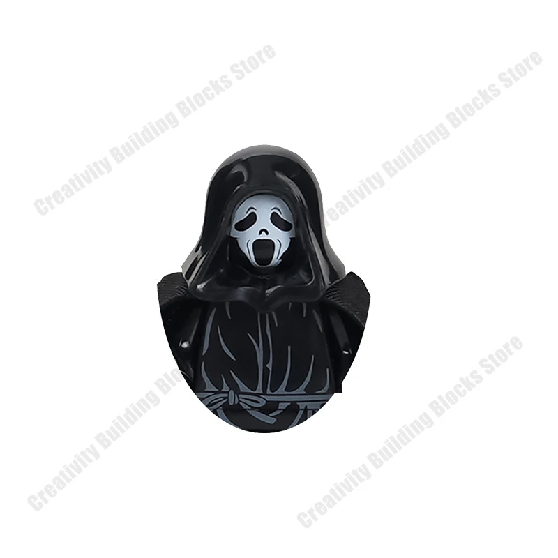 NEW Pumpkin Man Witch Vampire Mini 3D DIY Halloween Cartoon Figures Model Building Block Toys Children's Birthday Gifts Boys