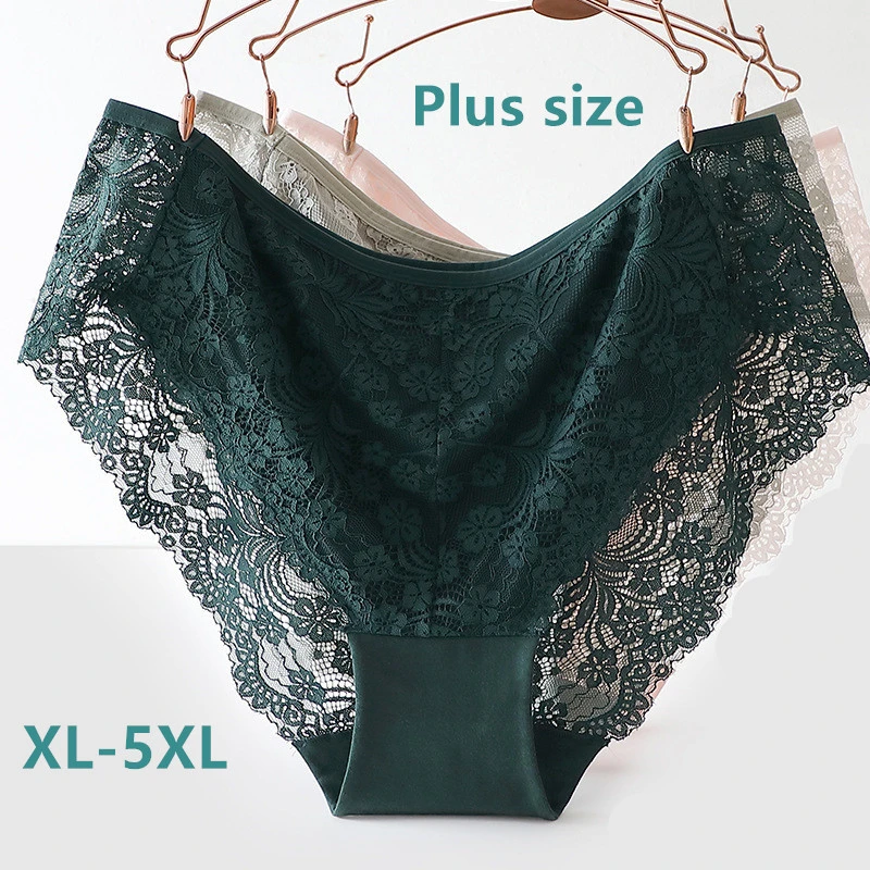 Underwear women cotton ropa interior femenina oversized lingerie lace soft calzones para mujer elegant seamless sexy panties new