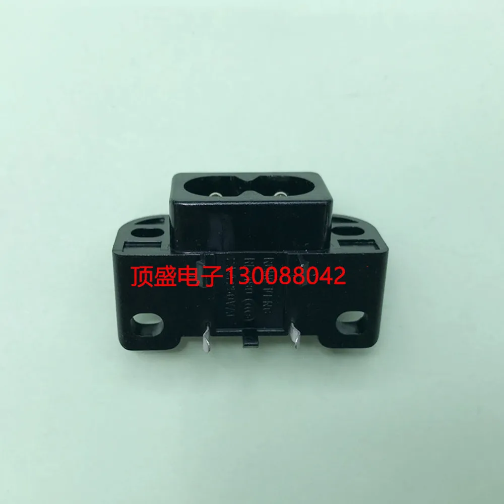 Original new 100% RF-180-S 2.5A 250VAC horizontal socket connector with long foot mounting hole 2-core