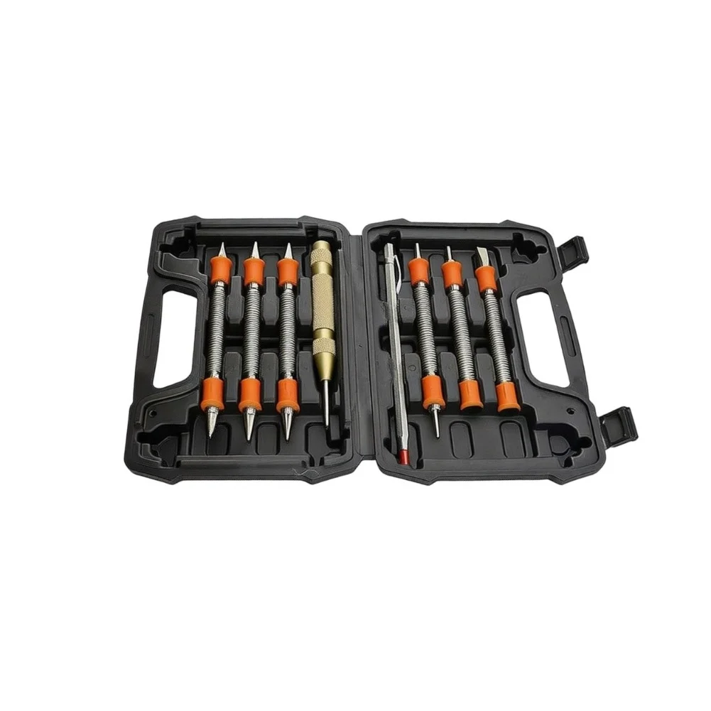 Spring-Assisted Punch Tools for Accurate Reference Point Creation on Assemblies Where Visual Alignment Is Critical
