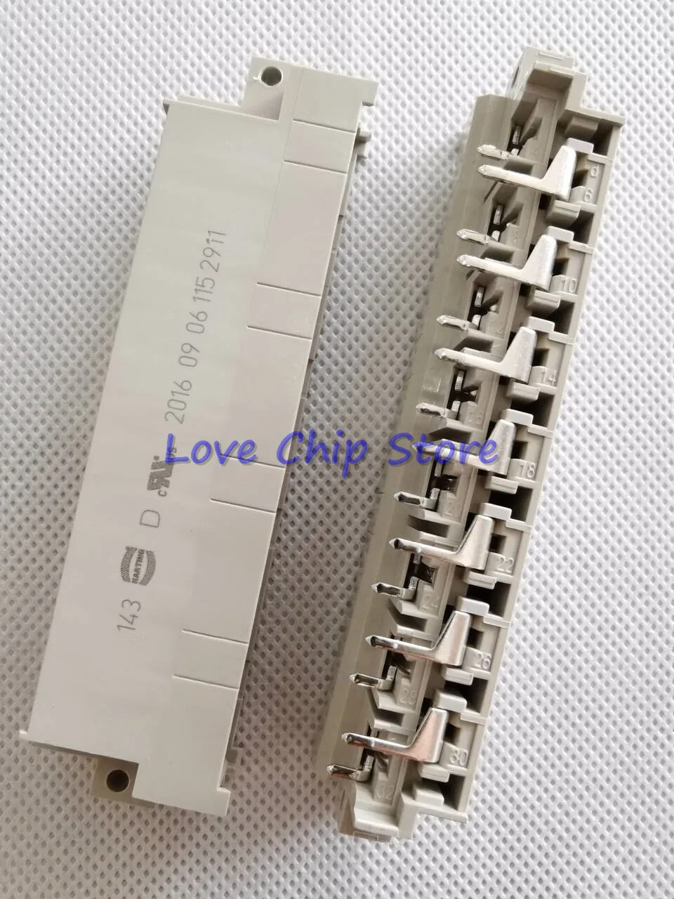 5Pcs 09061152911 P=5.08mm DIN 41612 Connectors 15P 15A MALE R/A SOLDER New and Original