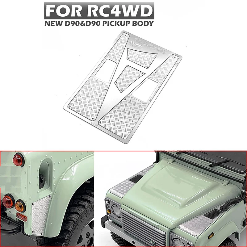 

CChand Metal Antiskid Plate for G2 2015 Type D90 1/10 RC Crawler Car Spare Parts Toys for Adult TH20986-SMT9