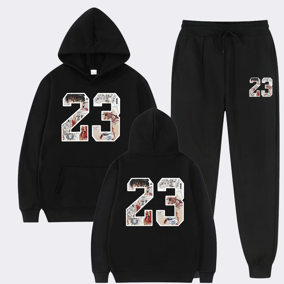 

Unisex suits, sports 23 anime print hoodies, daily casual, outdoor basketball, sports versatile hooded sweatshirts, sweatshirts,