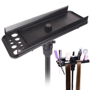 かつら三脚アクセサリー多機能ヘアトレイマネキンヘッド三脚スタンドトレイ便利なかつら作成キット調整可能な