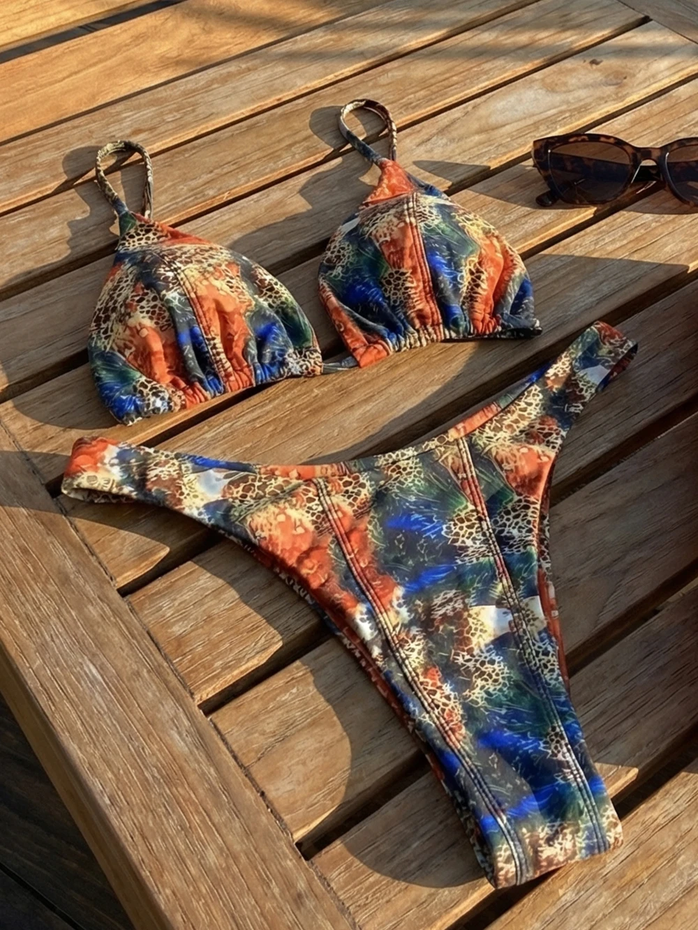 

Micro Swimwear Sexy Women's swimsuit String Bikinis Brazilian Bikini Set Print Biquini Bathing Suit Swim Suit Beachwear