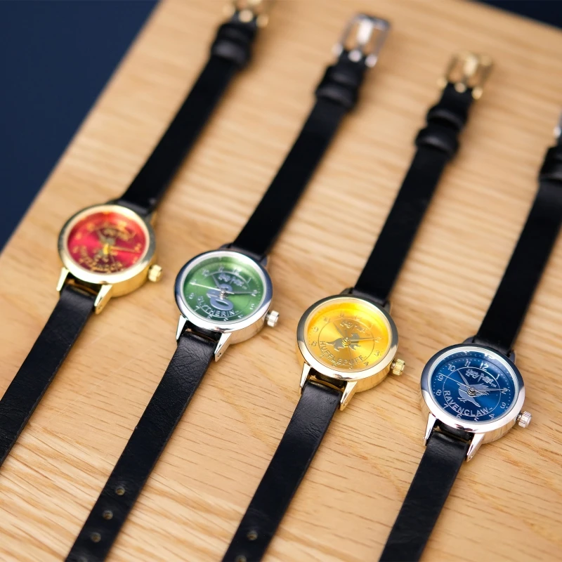 Часы Гарри Поттера, подарок на день рождения для дома Гриффиндора или Слизерина