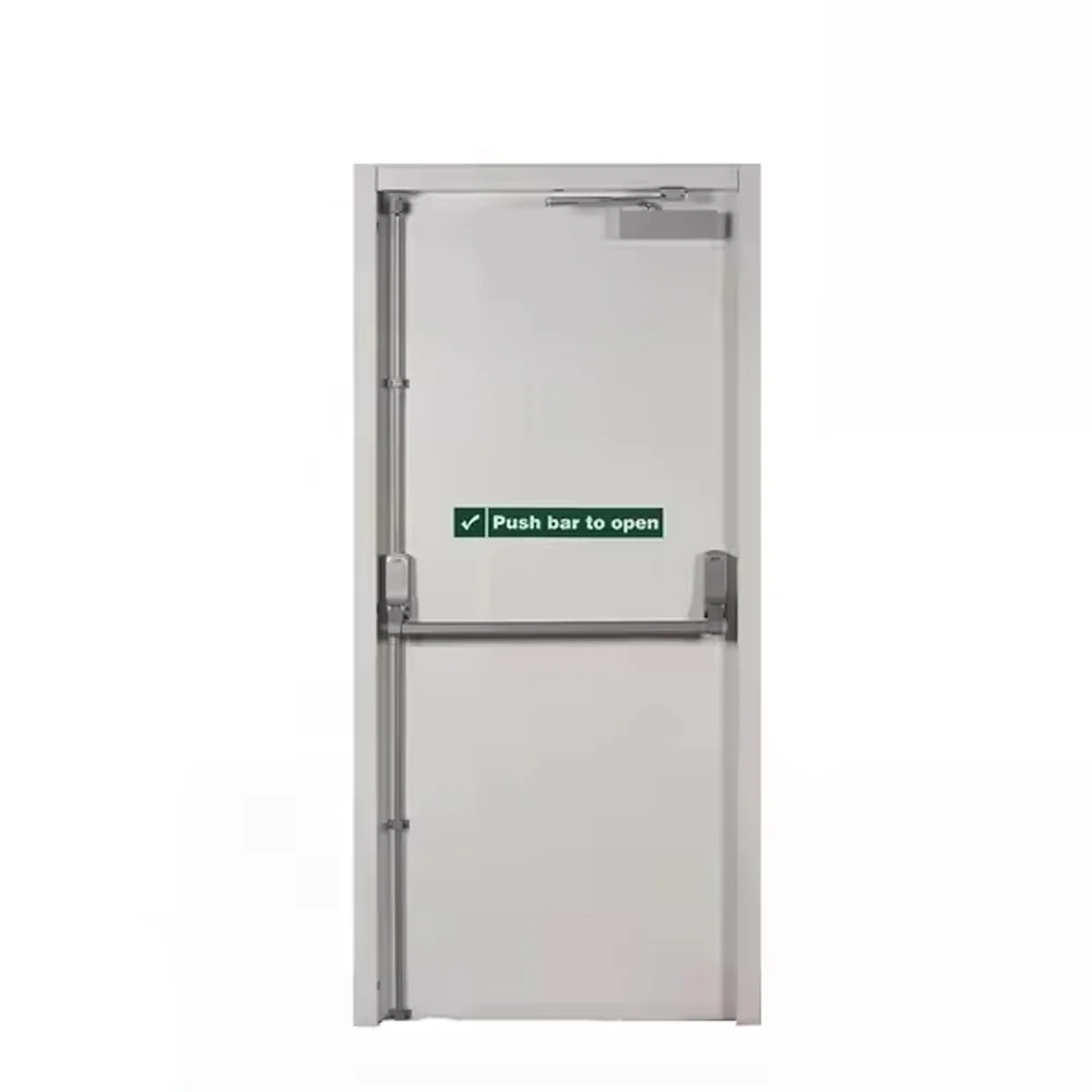 Listed Hollow Hospital Fire Rated Door Steel Metal 20-180min Fire Door