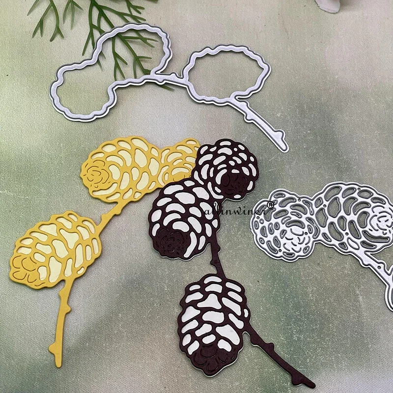 

New Pine cone decoration Metal Cutting Dies for DIY Scrapbooking Album Paper Cards Decorative Crafts Embossing Die Cuts